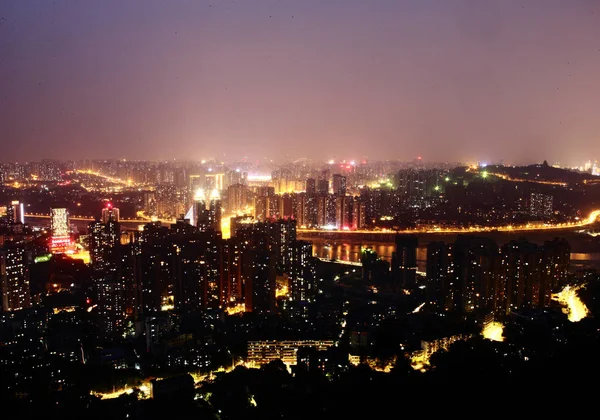Night View Chongqing China April 2013 — Stock Photo, Image