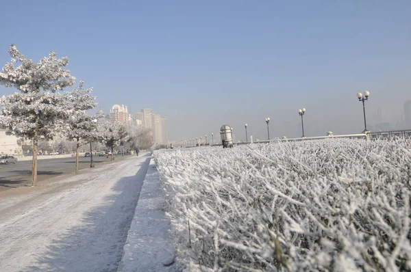 Uitzicht Het Landschap Van Jilin Rime Jilin Noordoostelijke Chinas Jilin — Stockfoto