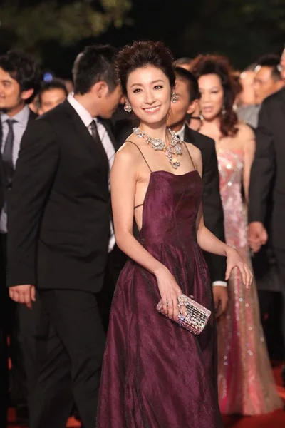 Japanese Actress Chie Tanaka Pictured Red Carpet 48Th Golden Horse — Stock Photo, Image