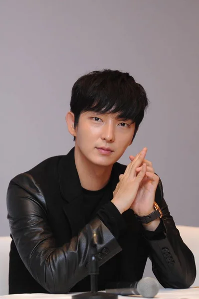 Der Südkoreanische Schauspieler Lee Joon Nimmt Einer Pressekonferenz Für Sein — Stockfoto