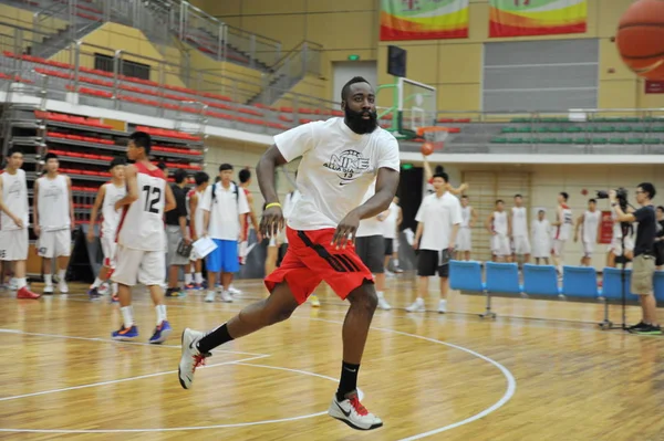 Nba Yıldızı James Harden Houston Rockets Guangzhou City Güney Chinas — Stok fotoğraf