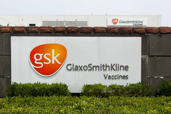 Vue Usine Vaccins Glaxosmithkline Pudong Shanghai Chine Juillet 2013 — Photo