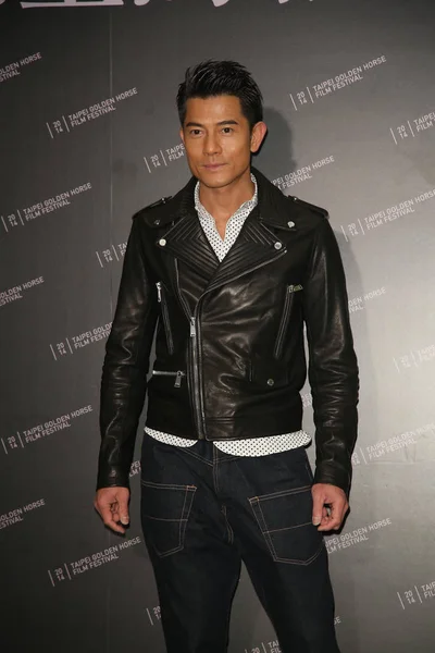 Ator Hong Kong Aaron Kwok Posa Durante Sua Palestra 51St — Fotografia de Stock