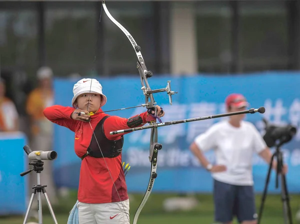 Jiaman China Compite Final Del Individuo Recursivo Tiro Con Arco — Foto de Stock