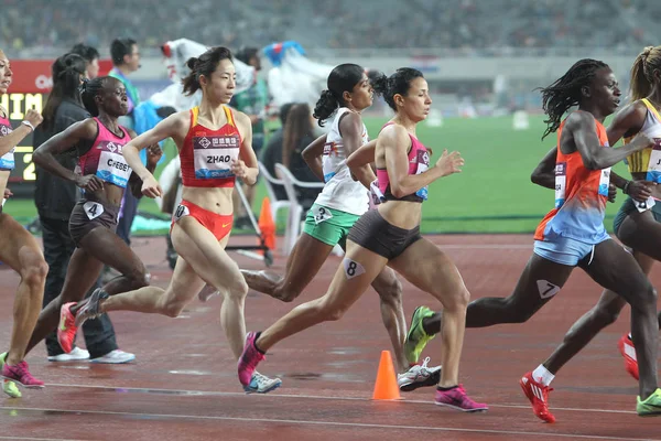 Athletes Compete Womens 800M 2013 Iaaf Diamond League Shanghai China — Stock Photo, Image