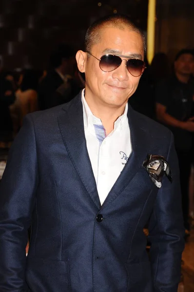 Hong Kong Attore Tony Leung Chiu Wai Posa Durante Una — Foto Stock