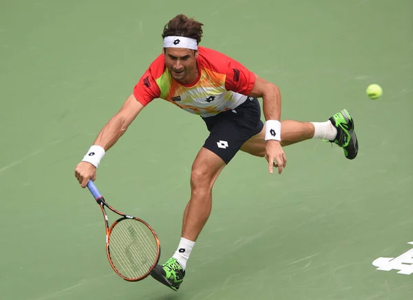 David Ferrer Espanha Retorna Andy Murray Grã Bretanha Terceira Rodada — Fotografia de Stock