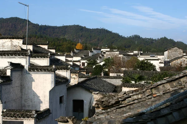 View Traditional Buildings Xidi Village Yixian County Huangshan City East Royalty Free Stock Images