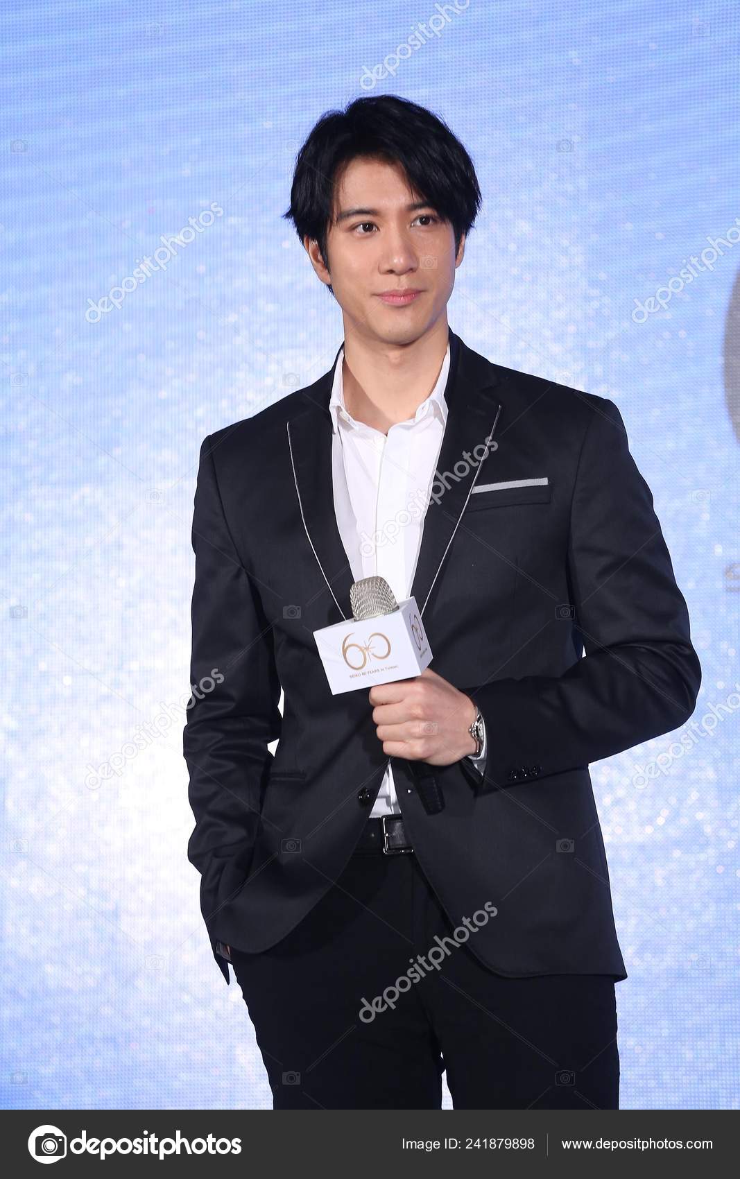 Taiwan Based American Singer Leehom Wang Poses Press Conference