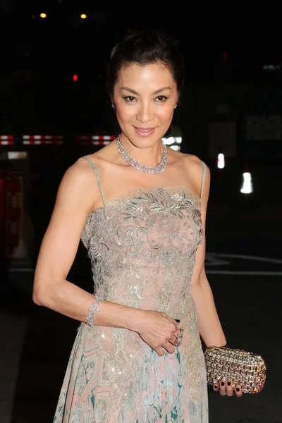 Malaysian Actress Michelle Yeoh Arrives 7Th Asian Film Awards Part — Stock Photo, Image