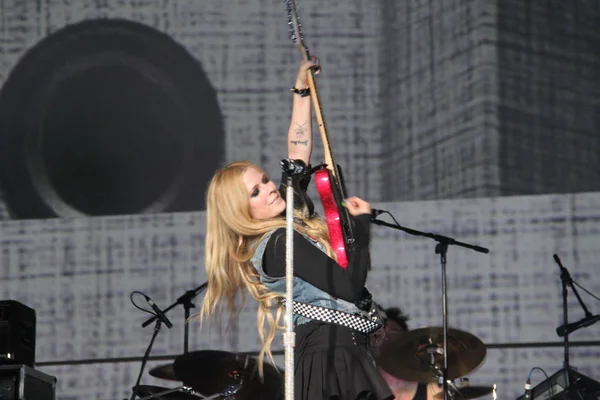 Canadian Singer Avril Lavigne Performs Her Concert Guangzhou Southeast Chinas — Stock Photo, Image