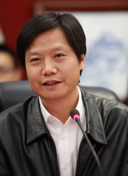 Lei Jun Předseda Představenstva Generální Ředitel Xiaomi Technologie Předseda Lovsk — Stock fotografie