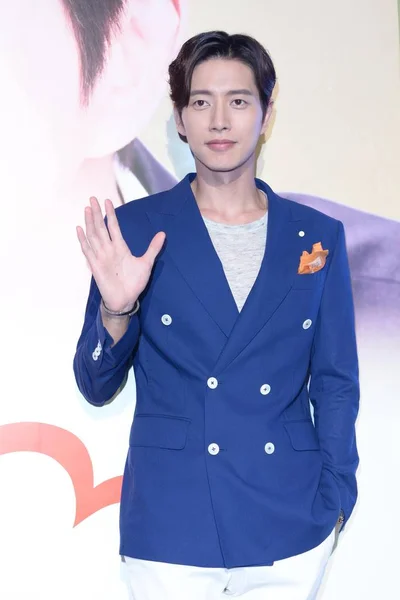South Korean Model Actor Park Hae Jin Waves Promotional Event — Stock Photo, Image