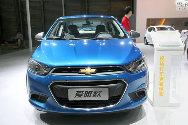 Chevrolet Aveo Shanghai Közös Vállalat Közötti Saic Motor General Motors — Stock Fotó