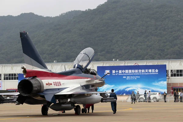 Fighter Jet Bayi Aerobatic Team Pla Peoples Liberation Army Air — 图库照片