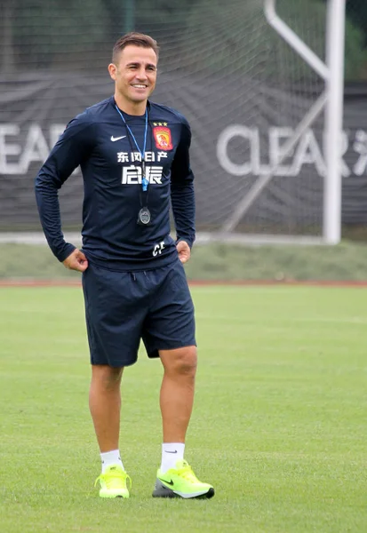 Fabio Cannavaro Nuevo Entrenador Del Guangzhou Evergrande Football Club China — Foto de Stock