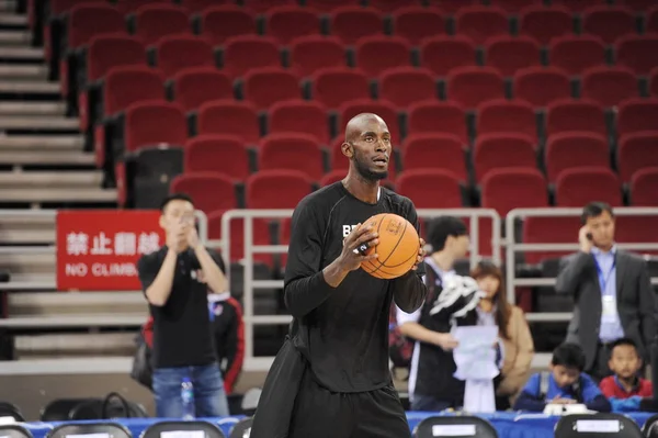Kevin Garnett Brooklyn Nets Takes Part Training Session Nets Second — Stock Photo, Image