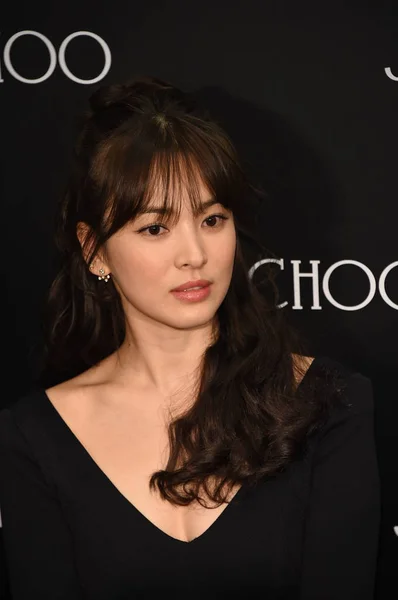 Południowokoreańska Aktorka Song Hye Kyo Pozach Podczas Ceremonii Otwarcia Nowego — Zdjęcie stockowe