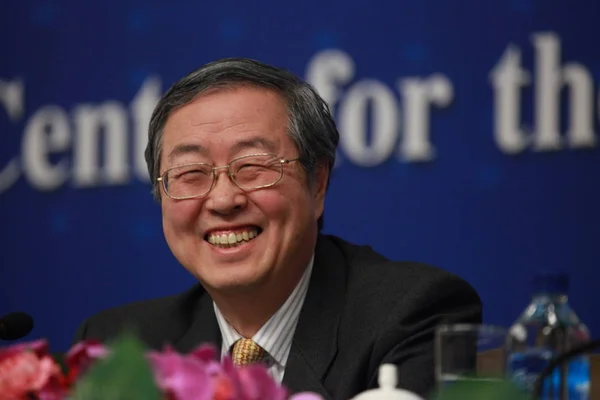Čou Siao Čchuan Govenor Čínské Lidové Banky Pboc Centrální Banka — Stock fotografie