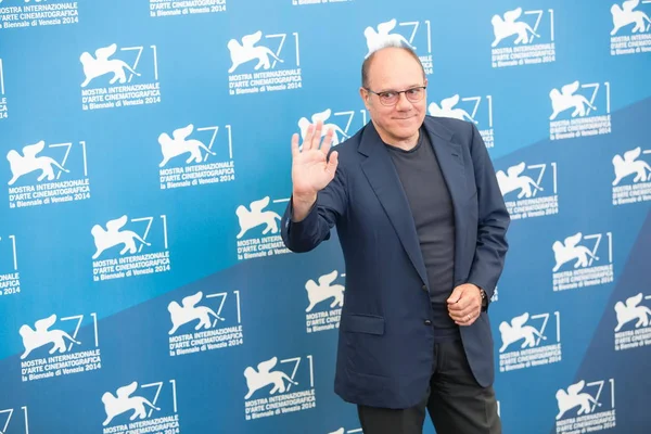 Talyan Oyuncu Yönetmen Carlo Verdone Teşkil Etmektedir Jüri Photocall Venedik — Stok fotoğraf