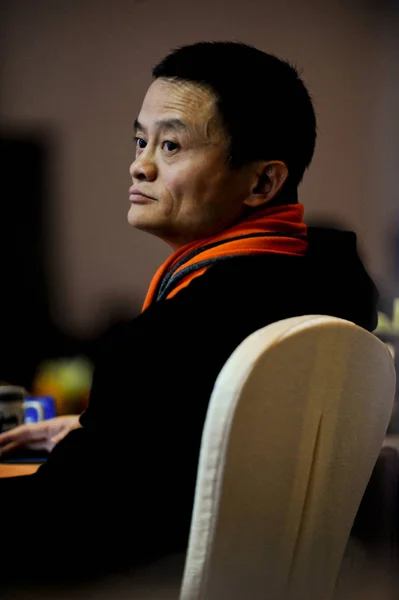 Jack Yun Presidente Del Gruppo Alibaba Partecipa All Undicesimo Vertice — Foto Stock