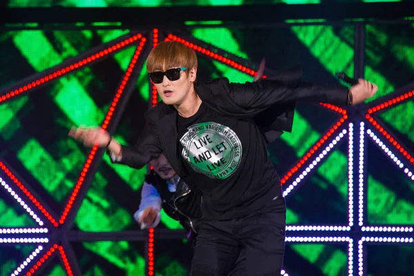 Cantante Actriz Surcoreana Kangta Ahn Chil Hyun Presenta Concierto Smtown —  Fotos de Stock