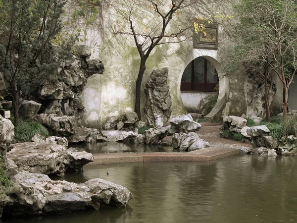 Kilátás Kert Termesztés Vagy Yipu Garden Klasszikus Kertek Suzhou Suzhou — Stock Fotó