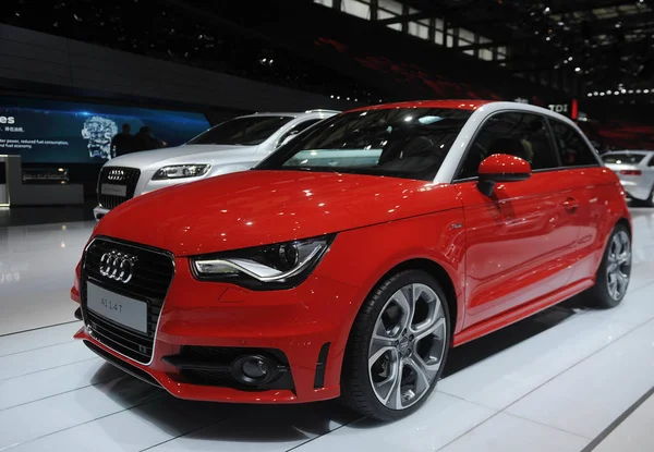 Audi Auto Zobrazen Stánku Volkswagen Shanghai International Automobilového Průmyslu Výstavě — Stock fotografie