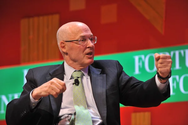 Secretario Del Tesoro Los Estados Unidos Henry Paulson Habla Sub — Foto de Stock