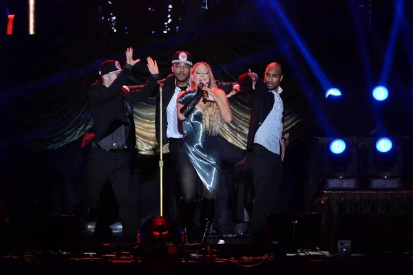 Cantora Americana Mariah Carey Apresenta Seu Concerto Taipei Taiwan Outubro — Fotografia de Stock