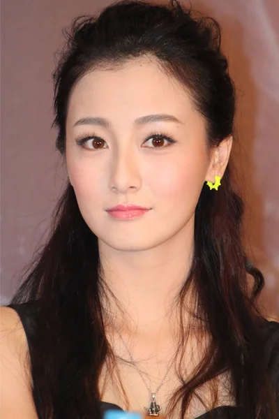 Chinese Actress Qing Attends Press Conference Her New Movie Man — Stock Photo, Image