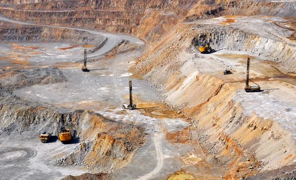 Nézd Meg Külszíni Dexing Réz Bánya Jiangxi Copper Corporation Dexing — Stock Fotó