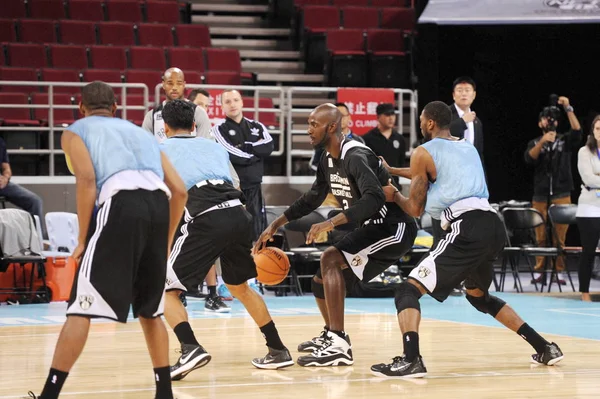 Kevin Garnett Ikinci Sağ Takım Arkadaşları Brooklyn Ağlarının Almak Bölüm — Stok fotoğraf