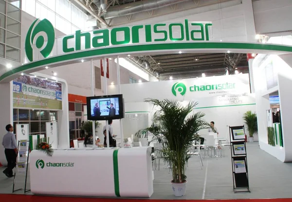 Stand Shanghai Chaori Solar Energy Science Technology Development Ltd China — Fotografia de Stock