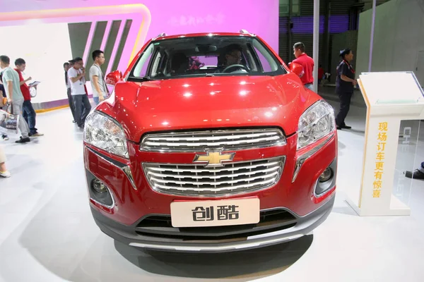 Chevrolet Trax Shanghai Közös Vállalat Közötti Saic Motor General Motors — Stock Fotó