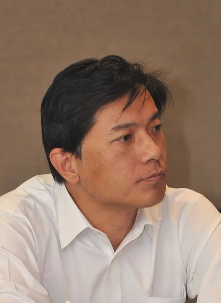 Robin Yanhong Président Chef Direction Baidu Inc Délégué Ccppc Conférence — Photo