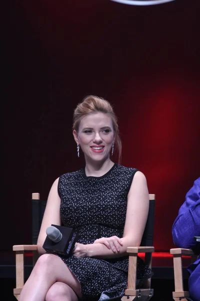 Abd Aktris Scarlett Johansson Onu Film Captain America Gala Gecesinde — Stok fotoğraf
