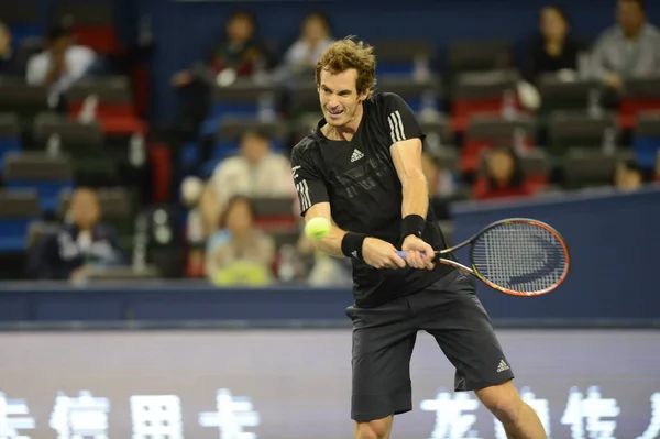 Andy Murray Gran Bretaña Devuelve Una Oportunidad Teymuraz Gabashvili Rusia — Foto de Stock