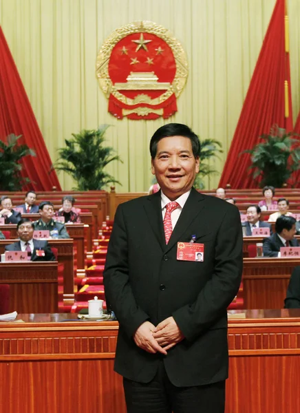 Fil Qin Guangrong Sekreterare Yunnan Provincial Kommittén För Kinas Kommunistiska — Stockfoto