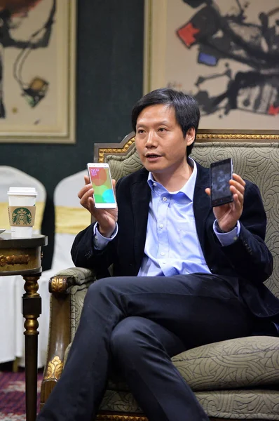 Lei Jun Ordförande Och För Xiaomi Technology Och Ordförande Kingsoft — Stockfoto