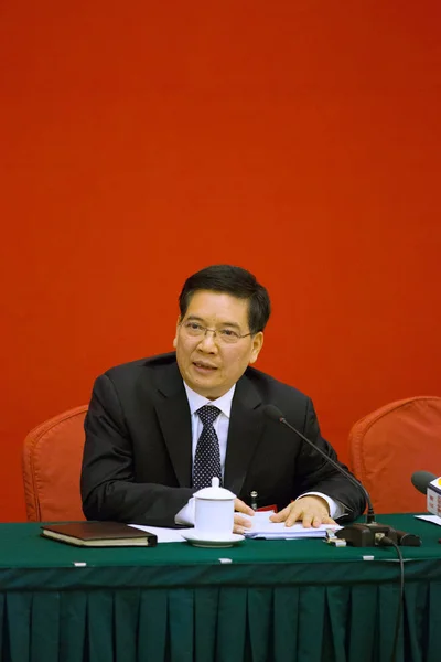 Qin Guangrong Entonces Secretario Del Comité Provincial Yunnan Del Partido —  Fotos de Stock