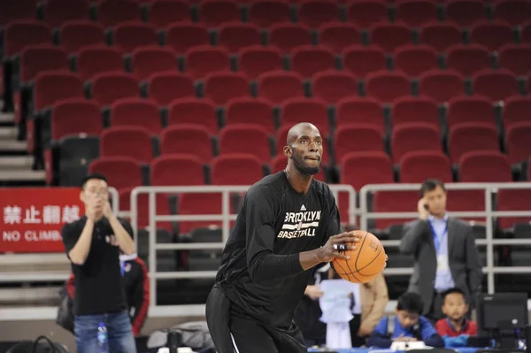 Kevin Garnett Brooklyn Nets Takes Part Training Session Nets Second — Stock Photo, Image