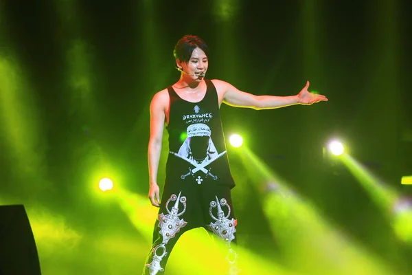 Kim Jun Boys Group Sud Coréen Jyj Produit Lors Concert — Photo