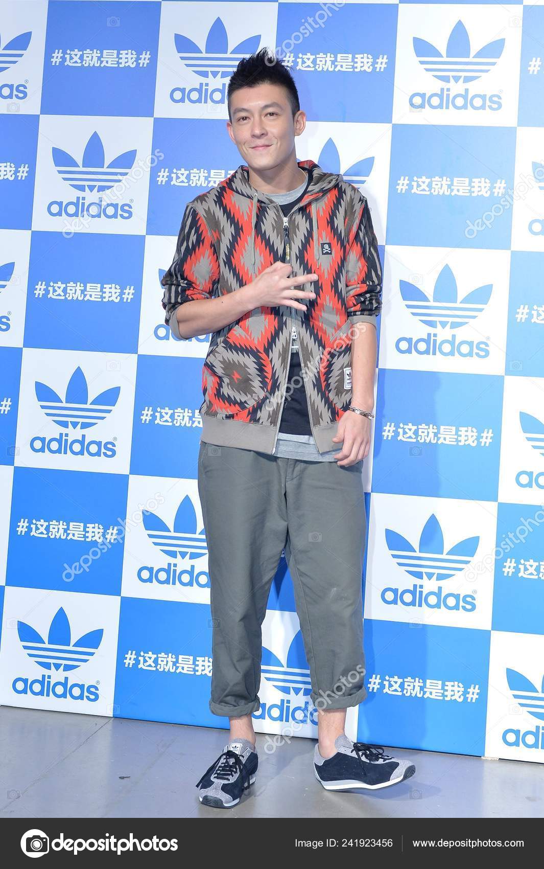 Hong Kong Singer Actor Edison Chen Poses Adidas Party Shanghai