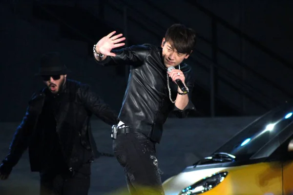 South Korean Actor Singer Rain Performs Live Smart Concert Shanghai — Stock Photo, Image