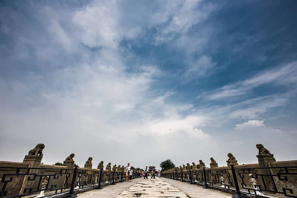 Blick Auf Die Lugou Brücke Auch Marco Polo Brücke Genannt — Stockfoto