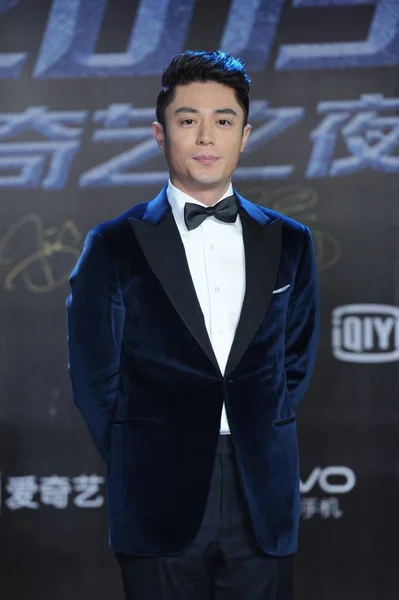 Taiwanese Actor Wallace Huo Poses Fashion Event Iqiyi Beijing China — Stock Photo, Image