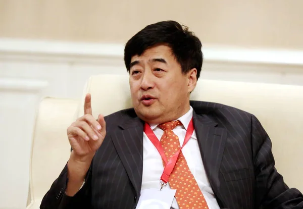 Lee Zhang Zhang Hongli Entonces Vicepresidente Icbc Banco Industrial Comercial — Foto de Stock