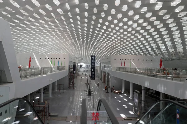 Interior View Van Terminal Van Shenzhen Baoan International Airport Shenzhen — Stockfoto