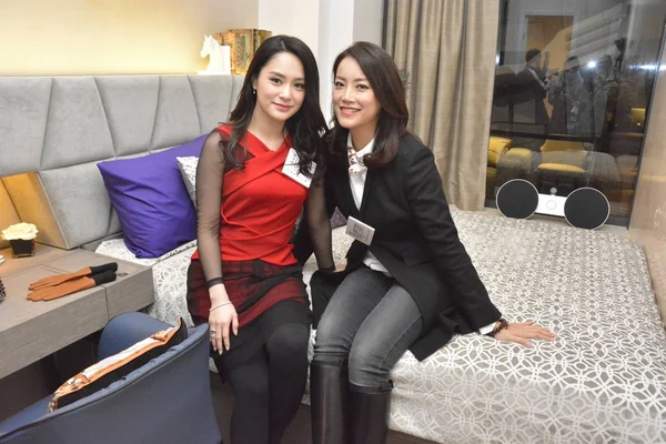 Cantora Atriz Gillian Chung Dupla Pop Hong Kong Twins Esquerda — Fotografia de Stock